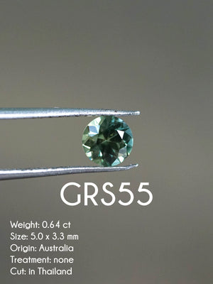 Custom Green Sapphire Engagement Ring in Gold