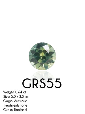 Custom Green Sapphire Engagement Ring in Gold