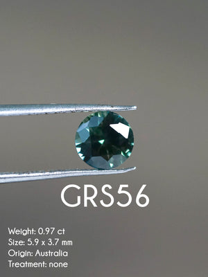 Custom Green Sapphire Engagement Ring in Gold