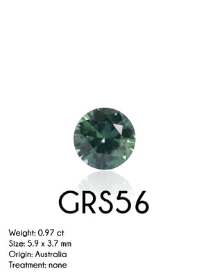 Custom Green Sapphire Engagement Ring in Gold