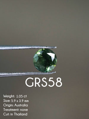 Custom Green Sapphire Engagement Ring in Gold