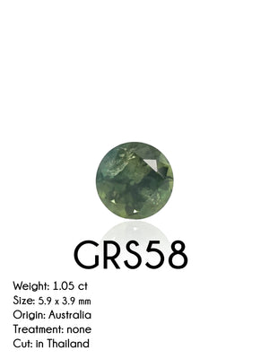 Custom Green Sapphire Engagement Ring in Gold