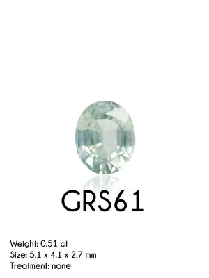 Custom Green Sapphire Engagement Ring in Gold