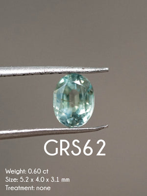 Custom Green Sapphire Engagement Ring in Gold