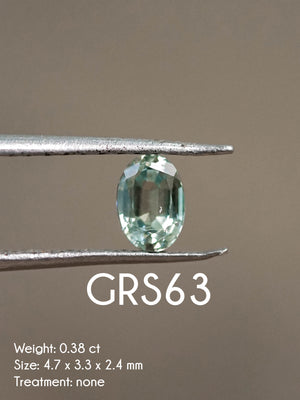 Custom Green Sapphire Engagement Ring in Gold