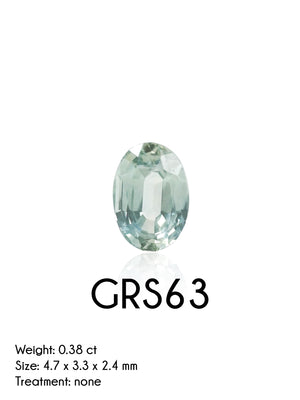 Custom Green Sapphire Engagement Ring in Gold