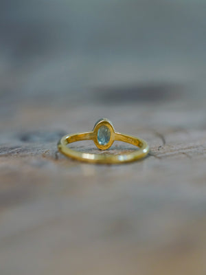 Mystical Sapphire Ring in Ethical Gold - Gardens of the Sun | Ethical Jewelry