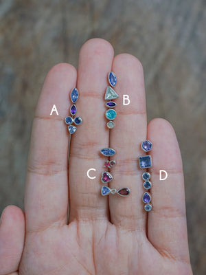 Mermaid Gemstone Earring Bundle