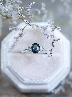 Teal Spinel Ring - Gardens of the Sun | Ethical Jewelry