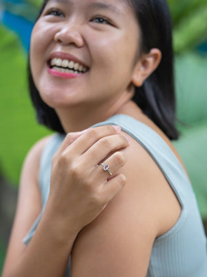 Pale Pink Sapphire Ring - Gardens of the Sun | Ethical Jewelry