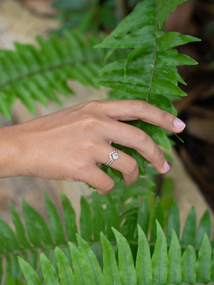 Topaz and Pink Sapphire Ring Set - Gardens of the Sun | Ethical Jewelry