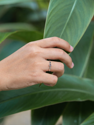 Rose Cut Sapphire Ring - Gardens of the Sun | Ethical Jewelry