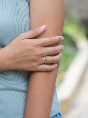 Rose Cut Sapphire Ring - Gardens of the Sun | Ethical Jewelry