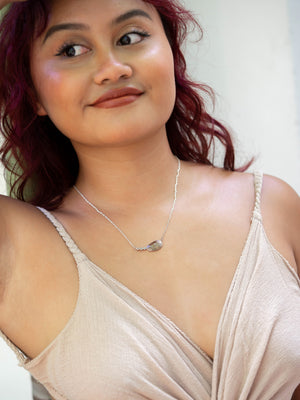 Aquamarine and Labradorite Necklace