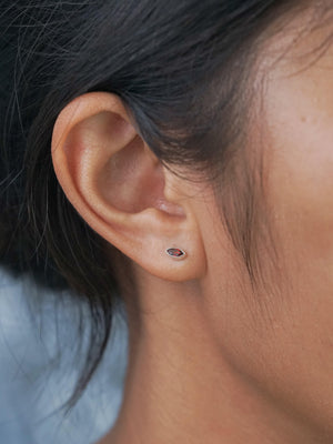 Garnet Earrings - Gardens of the Sun | Ethical Jewelry