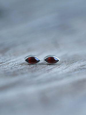 Garnet Earrings - Gardens of the Sun | Ethical Jewelry