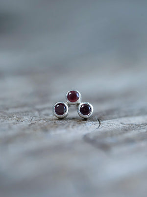 Garnet Earrings - Gardens of the Sun | Ethical Jewelry