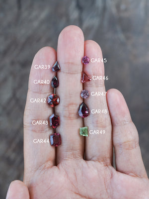 Custom Garnet Ring in Gold