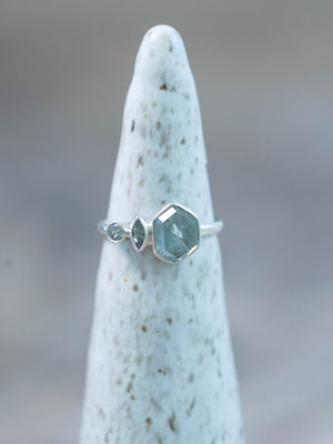 Green Montana Sapphire Ring