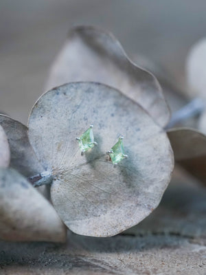 Green Sapphire Earrings