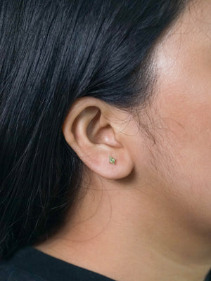 Kite Green Sapphire Earrings