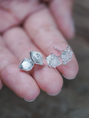 Quartz Crystal Earrings