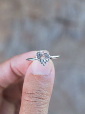 Ice Cream Diamond Slice Ring