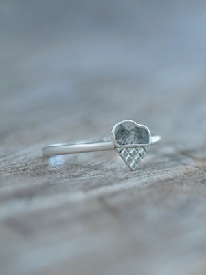 Ice Cream Diamond Slice Ring - Gardens of the Sun | Ethical Jewelry