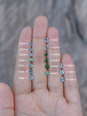 Custom Mermaid Kornerupine Ring in Gold