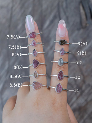 Tourmaline Leaf Ring - Gardens of the Sun | Ethical Jewelry