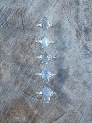 Labradorite Coffin Ring - Gardens of the Sun | Ethical Jewelry
