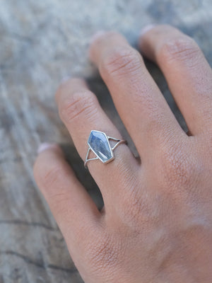 Labradorite Coffin Ring - Gardens of the Sun | Ethical Jewelry