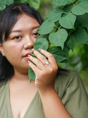Labradorite Coffin Ring - Gardens of the Sun | Ethical Jewelry
