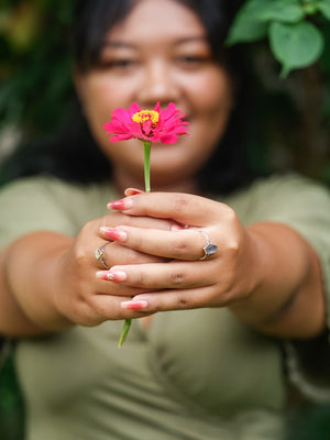 Labradorite Coffin Ring - Gardens of the Sun | Ethical Jewelry