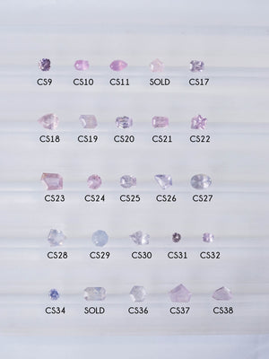 Custom Lavender Sapphire Ring in Gold