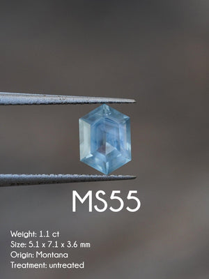 Custom Montana Sapphire Ring in Gold - Gardens of the Sun | Ethical Jewelry