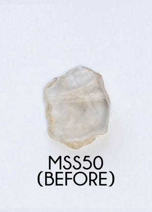 Custom Rose Cut Montana Sapphire Ring in Silver