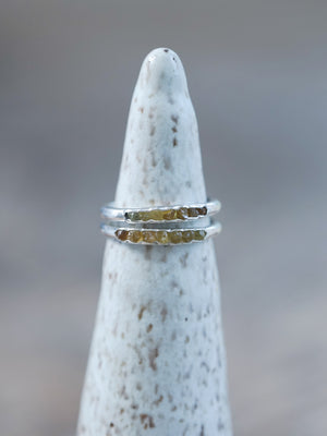 Mali Garnet Ring with Hidden Gems - Gardens of the Sun | Ethical Jewelry