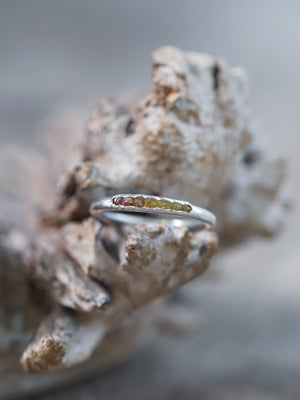 Mali Garnet Ring with Hidden Gems - Gardens of the Sun | Ethical Jewelry