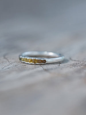 Mali Garnet Ring with Hidden Gems - Gardens of the Sun | Ethical Jewelry