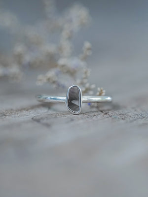 Marble Diamond Slice Ring in Silver - Gardens of the Sun | Ethical Jewelry