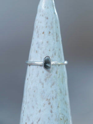 Marble Diamond Slice Ring in Silver - Gardens of the Sun | Ethical Jewelry