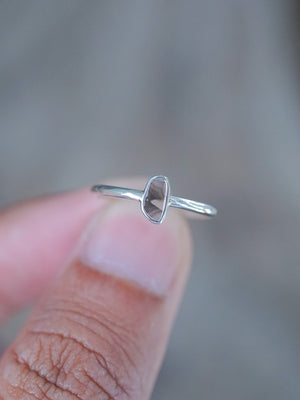 Marble Diamond Slice Ring in Silver - Gardens of the Sun | Ethical Jewelry