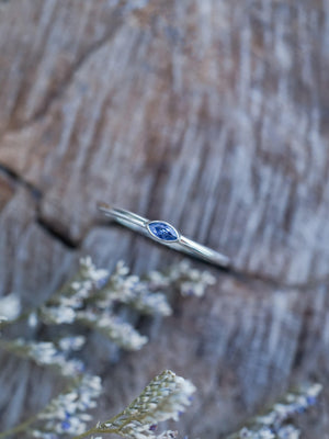 Marquise Montana Sapphire Ring - Gardens of the Sun | Ethical Jewelry