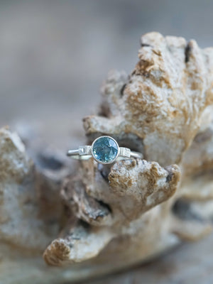 Mermaid Sapphire and Diamond Ring - Gardens of the Sun | Ethical Jewelry