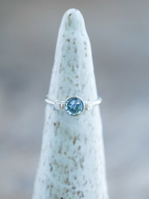 Mermaid Sapphire and Diamond Ring - Gardens of the Sun | Ethical Jewelry