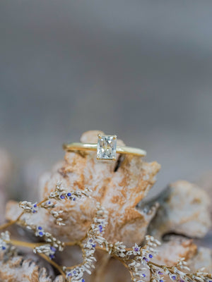 Mint Green Montana Sapphire Ring in Gold - Size 6 - Gardens of the Sun | Ethical Jewelry