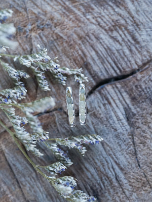 Montana Sapphire Earrings with Hidden Gems - Gardens of the Sun | Ethical Jewelry