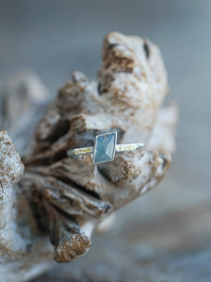 Blue and Yellow Sapphire Ring