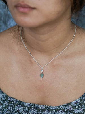 Montana Sapphire and Aquamarine Necklace - Gardens of the Sun | Ethical Jewelry
